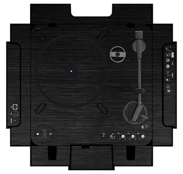 Numark PT 01 incl. Sides Skin Brushed Black
